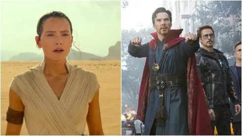 Imagem 1 – Reprodução: Divulgação/Lucasfilm Ltd/Walt Disney Studios | Imagem 2 – Reprodução: Divulgação/Marvel Studios/Walt Disney Studios
