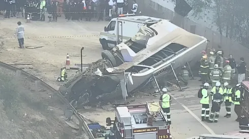 Foto: Reprodução/TV Globo – Acidente de ônibus em BH causou morte de 7 torcedores do Corinthians
