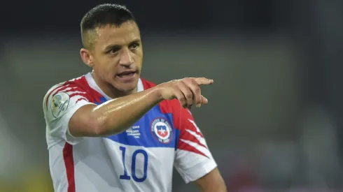 RJ – Rio de Janeiro – 02/07/2021 – COPA AMERICA 2021, BRASIL X CHILE – Alexis Sanchez jogador do Chile durante partida contra o Brasil no estadio Engenhao pelo campeonato Copa America 2021. Foto: Thiago Ribeiro/AGIF
