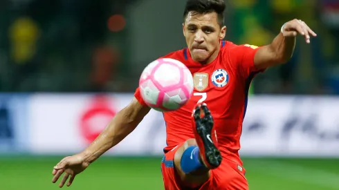 SP – Sao Paulo – 10/10/2017 – Eliminatorias Russia 2018 – Brasil X Chile – Alexis Sanchez do Chile durante partida contra o Brasil pelas Eliminatorias para a Copa da Russia 2018, na Arena Allianz Parque Foto: Marcello Zambrana/AGIF
