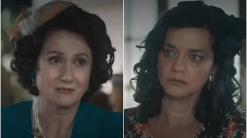 Cândida e Verônica em Amor Perfeito. Fotos: Reprodução/TV Globo
