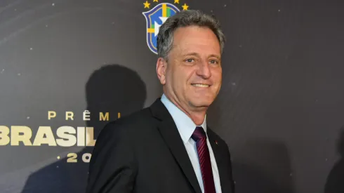 RJ – Rio de Janeiro – 09/12/2019 – Premio Brasileirao 2019 – Rodolfo Landim presidente do Flamengo, durante a cerimonia de entrega do Premio Brasileirao 2019, promovida pela CBF, para premiar os melhores de cada posicao do Campeonato Brasileiro 2019, realizado no Armazem 2, Centro do Rio de Janeiro. Foto: Thiago Ribeiro/AGIF
