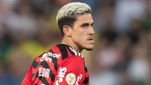 MT – CUIABA – 06/08/2023 – BRASILEIRO A 2023, CUIABA X FLAMENGO – Pedro jogador do Flamengo durante partida contra o Cuiaba no estadio Arena Pantanal pelo campeonato Brasileiro A 2023. Foto: Gil Gomes/AGIF
