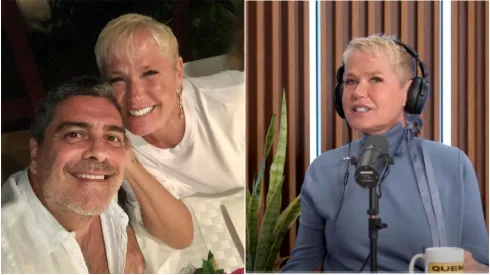 Foto 1: Instagram oficial de Xuxa. Foto 2: Reprodução/YouTube (canal oficial de Giovanna Ewbank).
