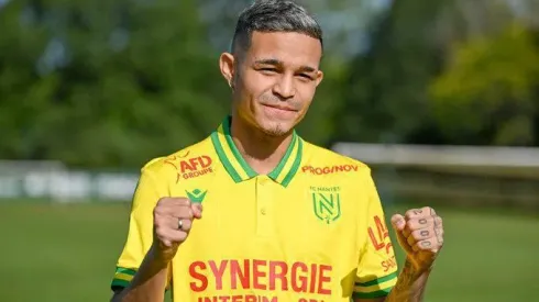 Divulgação/Nantes – Adson chegou ao Nantes 
