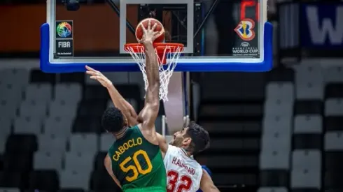 Caboclo, um dos destaques da estreia brasileira. Foto: FIBA
