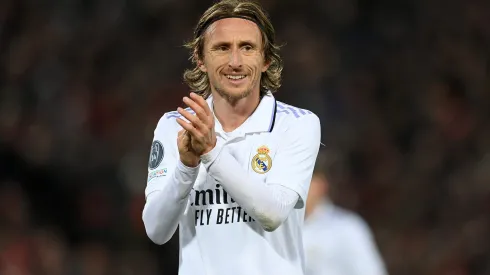 Michael Regan/Getty Images. Modric completa 11 anos no Real Madrid
