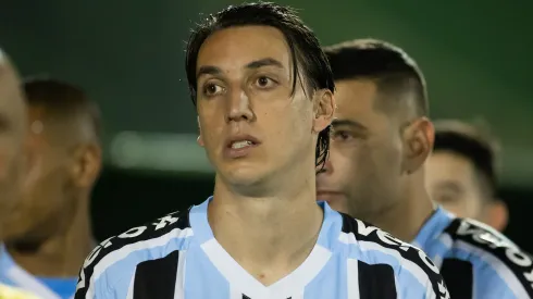 SP – Campinas – 05/08/2022 – BRASILEIRO B 2022, GUARANI X GREMIO – Geromel jogador do Gremio durante partida contra o Guarani no estadio Brinco de Ouro pelo campeonato Brasileiro B 2022. Foto: Diogo Reis/AGIF
