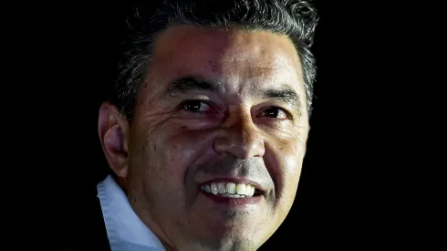 BUENOS AIRES, ARGENTINA – OCTOBER 16: Marcelo Gallardo coach of River Plate smiles after a match between River Plate and Rosario Central as part of Liga Profesional 2022 at Estadio Más Monumental Antonio Vespucio Liberti on October 16, 2022 in Buenos Aires, Argentina. (Photo by Marcelo Endelli/Getty Images)
