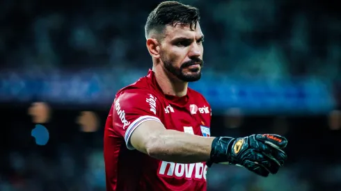 CE – Fortaleza – 12/03/2023 – CEARENSE 2023, FERROVIARIO X FORTALEZA – Joao Ricardo goleiro do Ferroviario durante partida contra o Fortaleza no estadio Arena Castelao pelo campeonato Cearense 2023. Foto: Kely Pereira/AGIF
