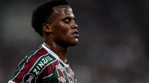 RJ - RIO DE JANEIRO - 24/08/2023 - LIBERTADORES 2023, FLUMINENSE X OLIMPIA - Jhon Arias jogador do Fluminense durante partida contra o Olimpia no estadio Maracana pelo campeonato Libertadores 2023. Foto: Thiago Ribeiro/AGIF