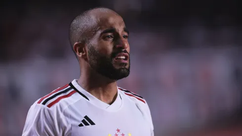 Foto: Ettore Chiereguini/AGIF – Lucas foi o primeiro a falar com o colombiano do São Paulo.
