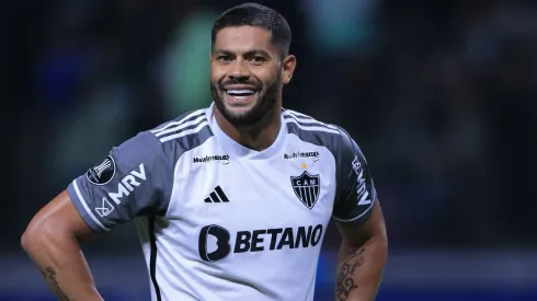 SP – SAO PAULO – 09/08/2023 – LIBERTADORES 2023, PALMEIRAS X ATLETICO-MG – Hulk jogador do Atletico-MG durante partida contra o Palmeiras no estadio Arena Allianz Parque pelo campeonato Libertadores 2023. Foto: Ettore Chiereguini/AGIF
