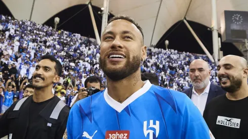 Foto: Adam Nurkiewicz/Getty Images – Neymar na apresentação no Al-Hilal
