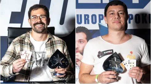 Felipe Boianovsky e Saymon Dias venceram torneios do EPT Barcelona (Fotos: Eloy Cabacas/PokerStars)
