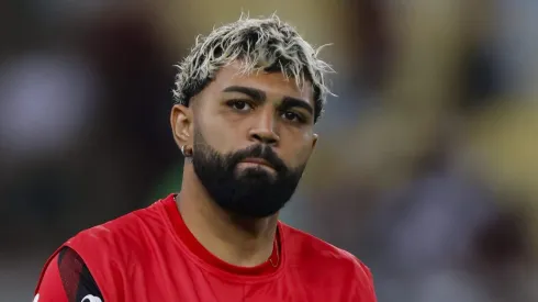 RIO DE JANEIRO, BRAZIL – AUGUST 03: Gabriel Barbosa of Flamengo warms up prior the Copa CONMEBOL Libertadores round of 16 first leg match between Flamengo and Olimpia at Maracana Stadium on August 03, 2023 in Rio de Janeiro, Brazil. (Photo by Wagner Meier/Getty Images)
