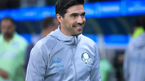 SP – SAO PAULO – 09/08/2023 – LIBERTADORES 2023, PALMEIRAS X ATLETICO-MG – Abel Ferreira tecnico do Palmeiras durante partida contra o Atletico-MG no estadio Arena Allianz Parque pelo campeonato Libertadores 2023. Foto: Ettore Chiereguini/AGIF
