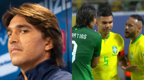 Foto Esq.: Fernando Moreno/AGIF e Foto Dir.: Reprodução TV Globo - Marcelo Moreno x Neymar