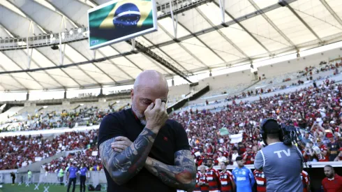 2 MESES FORA! Sampaoli tem confirmação do DM e titular preocupa Flamengo<br />
 – Foto: Wagner Meier/Getty Images
