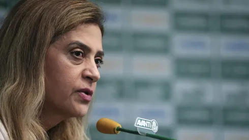 SP – Sao Paulo – 16/12/2021 – PALMEIRAS, COLETIVA PRESIDENTE – A Presidente do Palmeiras Leila Pereira durante coletiva de imprensa realizada no CT Barra Funda. Foto: Ettore Chiereguini/AGIF
