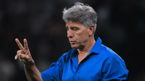 Foto: Ettore Chiereguini/AGIF – Renato Portaluppi tecnico do Gremio durante partida contra o Corinthians no estadio Arena Corinthians pelo campeonato Brasileiro A 2023. 
