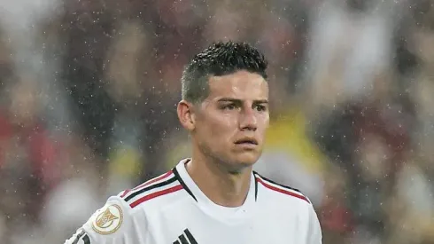 RJ – RIO DE JANEIRO – 13/08/2023 – BRASILEIRO A 2023, FLAMENGO X SAO PAULO – James Rodriguez jogador do Sao Paulo durante partida contra o Flamengo no estadio Maracana pelo campeonato Brasileiro A 2023. Foto: Thiago Ribeiro/AGIF
