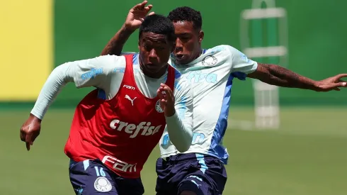 Endrick e Kevin são opções de Abel para entrar na vaga de Dudu no Palmeiras
