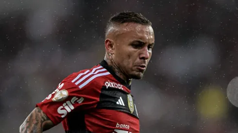 RJ - RIO DE JANEIRO - 26/08/2023 - BRASILEIRO A 2023, FLAMENGO X INTERNACIONAL - Everton Cebolinha jogador do Flamengo durante partida contra o Internacional no estadio Maracana pelo campeonato Brasileiro A 2023. Foto: Thiago Ribeiro/AGIF