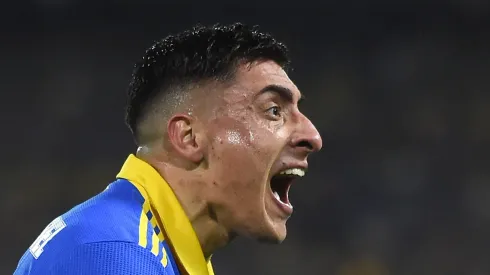 BUENOS AIRES, ARGENTINA – AUGUST 09: Miguel Merentiel of Boca Juniors celebrates after scoring the team's first goal during a Copa CONMEBOL Libertadores 2023 round of sixteen second leg match between Boca Juniors and Nacional at Estadio Alberto J. Armando on August 09, 2023 in Buenos Aires, Argentina. (Photo by Marcelo Endelli/Getty Images)
