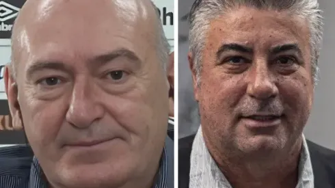 Fotos: Divulgação/Santos e Raul Baretta/Santos FC – Rueda e Gallo tomaram atitude nos bastidores
