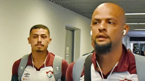Foto: Twitter Oficial Fluminense FC/Divulgação – André e Felipe Melo
