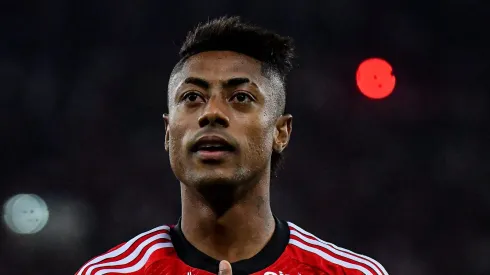 RJ – RIO DE JANEIRO – 05/07/2023 – COPA DO BRASIL 2023, FLAMENGO X ATHLETICO-PR – Bruno Henrique jogador do Flamengo comemora seu gol durante partida contra o Athletico-PR no estadio Maracana pelo campeonato Copa do Brasil 2023. Foto: Thiago Ribeiro/AGIF
