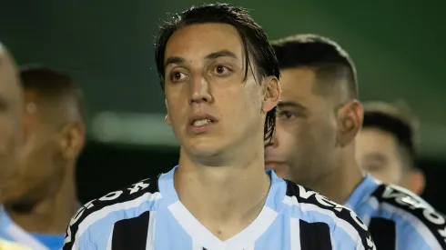 SP – Campinas – 05/08/2022 – BRASILEIRO B 2022, GUARANI X GREMIO – Geromel jogador do Gremio durante partida contra o Guarani no estadio Brinco de Ouro pelo campeonato Brasileiro B 2022. Foto: Diogo Reis/AGIF
