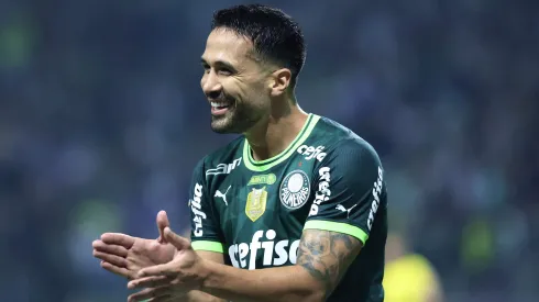 SP - SAO PAULO - 10/05/2023 - BRASILEIRO A 2023, PALMEIRAS X GREMIO - Luan jogador do Palmeiras comemora seu gol durante partida contra o Gremio no estadio Arena Allianz Parque pelo campeonato BRASILEIRO A 2023. Foto: Marcello Zambrana/AGIF
