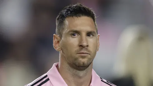 FORT LAUDERDALE, FLORIDA – SEPTEMBER 20: Lionel Messi #10 of Inter Miami looks on before the match between Toronto FC and Inter Miami CF at DRV PNK Stadium on September 20, 2023 in Fort Lauderdale, Florida. (Photo by Carmen Mandato/Getty Images)
