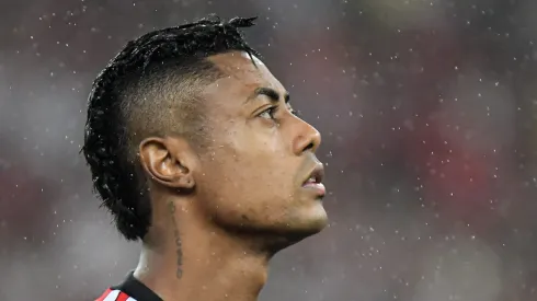 RJ - RIO DE JANEIRO - 13/08/2023 - BRASILEIRO A 2023, FLAMENGO X SAO PAULO - Bruno Henrique jogador do Flamengo durante partida contra o Sao Paulo no estadio Maracana pelo campeonato Brasileiro A 2023. Foto: Thiago Ribeiro/AGIF