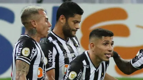 MG – Belo Horizonte – 14/08/2021 – BRASILEIRO A 2021 – ATLETICO-MG X PALMEIRAS – Savarino jogador do Atletico-MG comemora seu gol durante partida contra o Palmeiras no estadio Mineirao pelo campeonato Brasileiro A 2021. Foto: Fernando Moreno/AGIF
