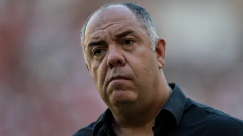 Thiago Ribeiro/AGIF. Marcos Braz foi o rosto da derrocada do Flamengo em 2023
