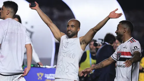 Lucas Moura dá declaração enigimática sobre renovar com o São Paulo. Foto: Ettore Chiereguini/AGIF
