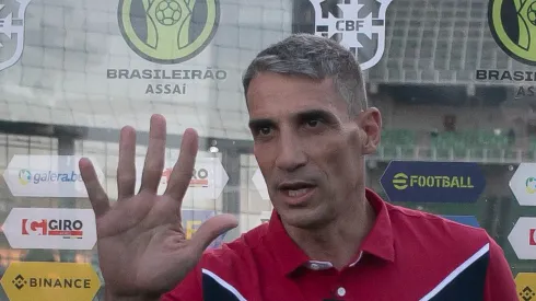 MG – BELO HORIZONTE – 20/05/2023 – BRASILEIRO A 2023, AMERICA-MG X FORTALEZA – Juan Pablo Vojvoda tecnico do Fortaleza durante partida contra o America-MG no estadio Independencia pelo campeonato BRASILEIRO A 2023. Foto: Fernando Moreno/AGIF
