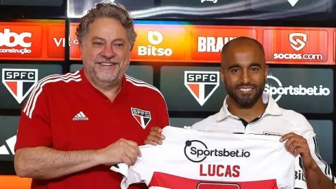 Foto: Divulgação/São Paulo FC - Lucas tem contrato com o Tricolor até o fim do ano
