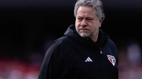 SP – SAO PAULO – 30/07/2023 – BRASILEIRO A 2023, SAO PAULO X BAHIA – Julio Casares presidente do Sao Paulo durante partida contra o Bahia no estadio Morumbi pelo campeonato Brasileiro A 2023. Foto: Ettore Chiereguini/AGIF
