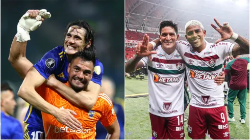 Foto: Alexandre Schneider/Getty Images;  Maxi Franzoi/AGIF – Boca Juniors e Fluminense decidem a Libertadores 2023
