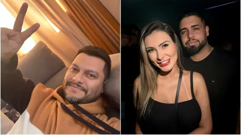 Foto 1: Reprodução/Instagram de Thiago Lopes | Foto 2: Reprodução/Instagram de Andressa Urach
