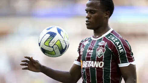 RJ – RIO DE JANEIRO – 04/06/2023 – BRASILEIRO A 2023, FLUMINENSE X BRAGANTINO – Jhon Arias jogador do Fluminense durante partida contra o Bragantino no estadio Maracana pelo campeonato BRASILEIRO A 2023. Foto: Jorge Rodrigues/AGIF
