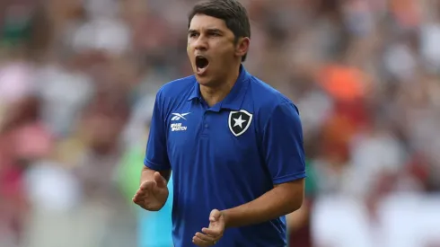 Foto: Vitor Silva/Botafogo/Divulgação – Lúcio Flávio: técnico abriu o jogo sobre Tiquinho Soares
