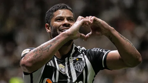 MG – BELO HORIZONTE – 08/10/2023 – BRASILEIRO A 2023, ATLETICO-MG X CORITIBA – Hulk jogador do Atletico-MG comemora seu gol durante partida contra o Coritiba no estadio Arena MRV pelo campeonato Brasileiro A 2023. Foto: Fernando Moreno/AGIF
