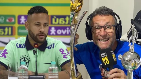 Neymar respondeu as falas de Neto
