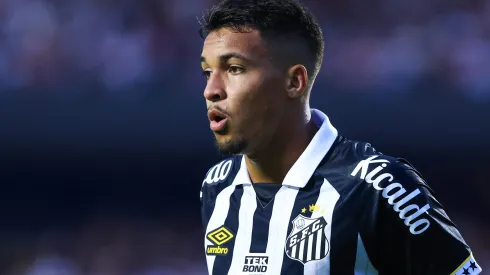 Marcello Zambrana/AGIF. Marcos Leonardo pode ser desfalque do Santos contra o Bragantino