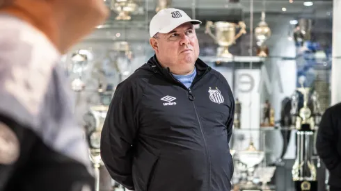 Foto: Raul Baretta/ Santos FC/Divulgação – Marcelo Fernandes: técnico abriu o jogo sobre jovem do Peixe
